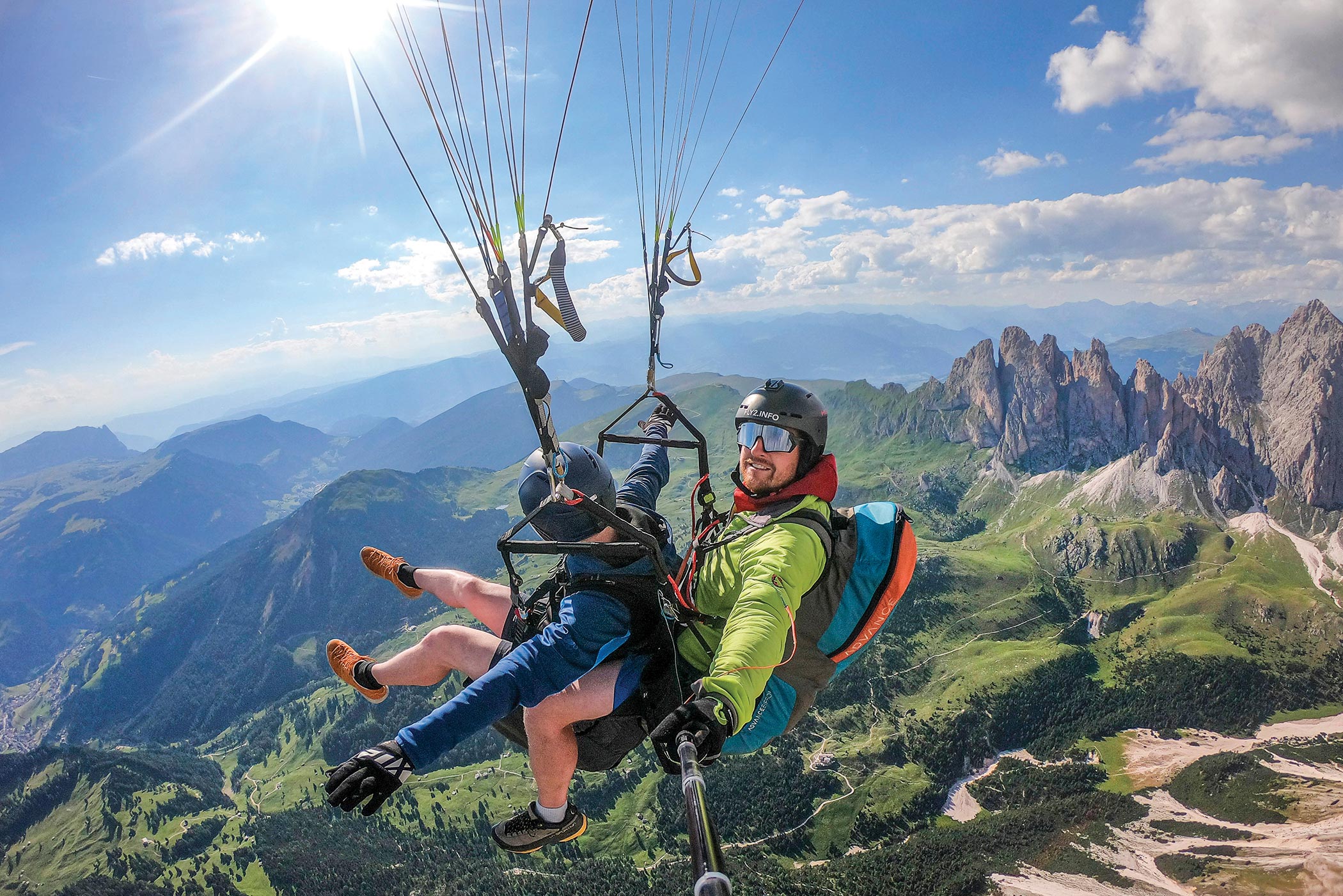 Paragliding Dolomites